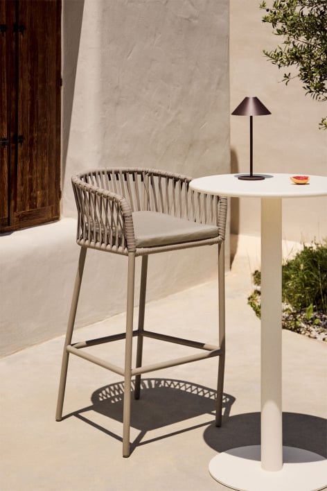 Tabouret de jardin haut Arhiza