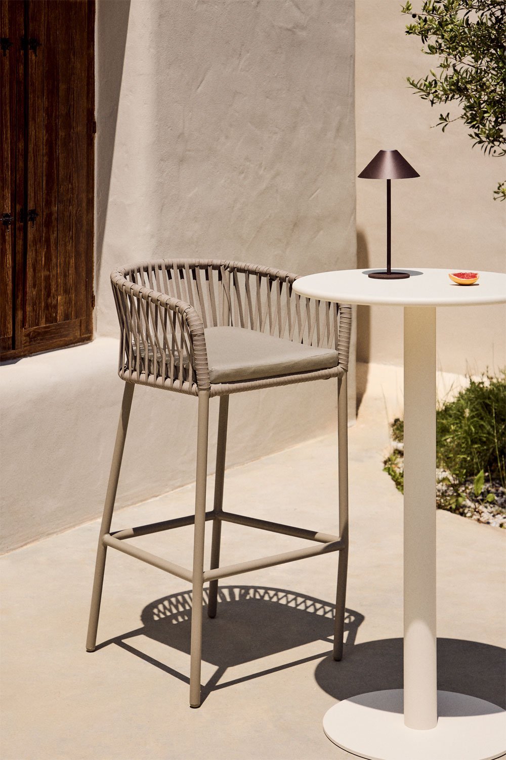Tabouret de jardin haut Arhiza, image de la galerie 1