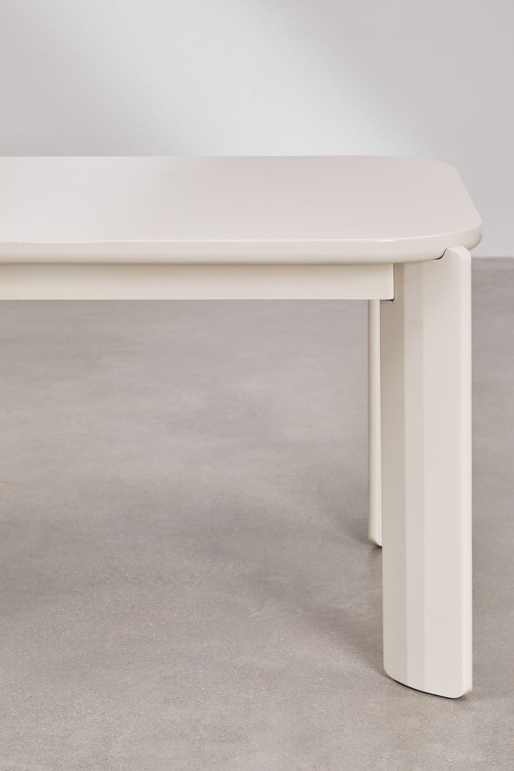 Table à manger rectangulaire 200x100 cm en MDF Geneva, image de la galerie 5