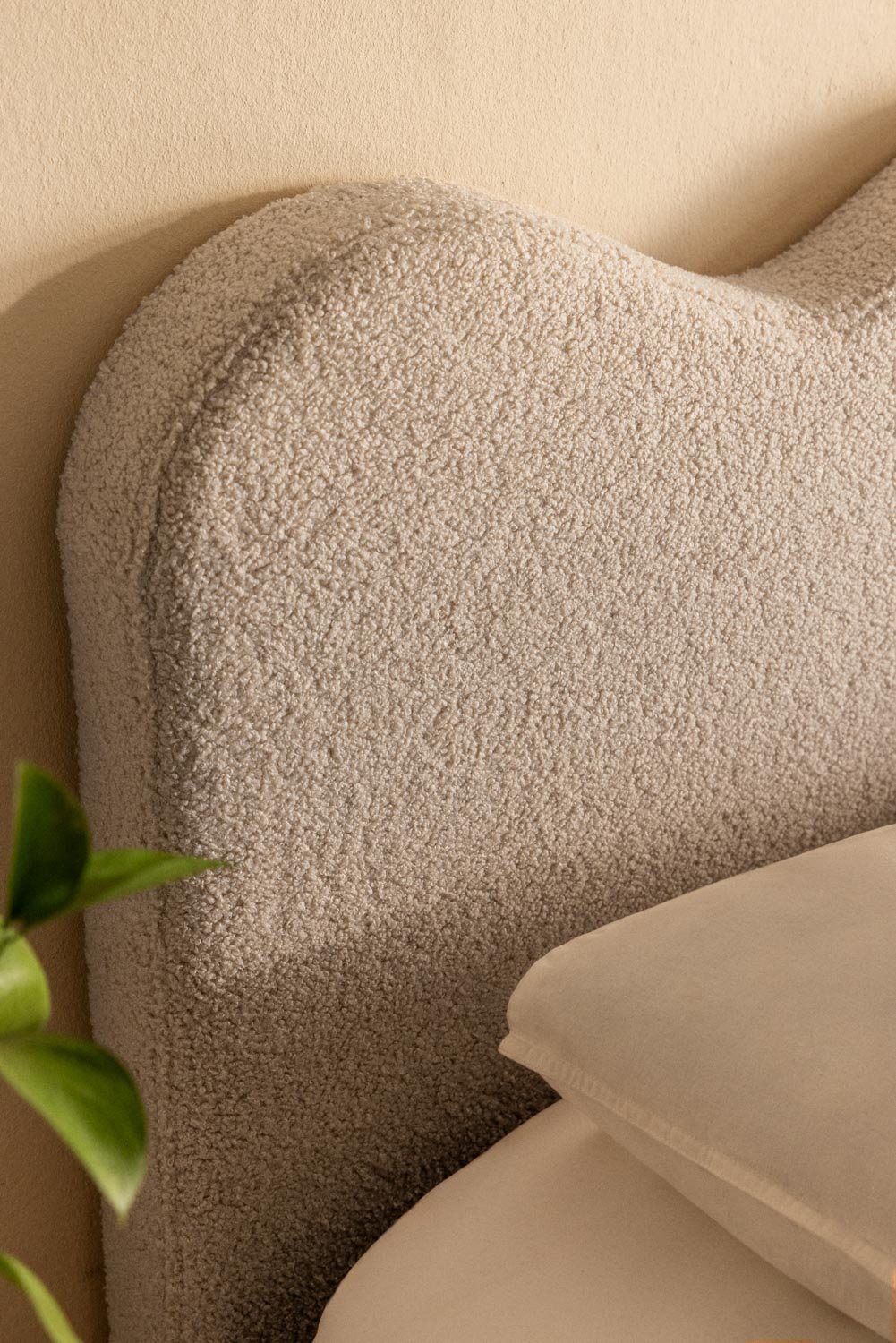 Tête de lit en peau de mouton Fausto 180 cm, image de la galerie 2