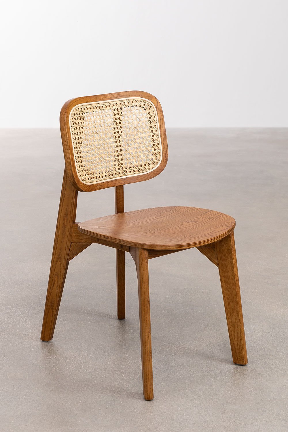 Lot de 4 chaises de salle à manger en bois Defne, image de la galerie 2