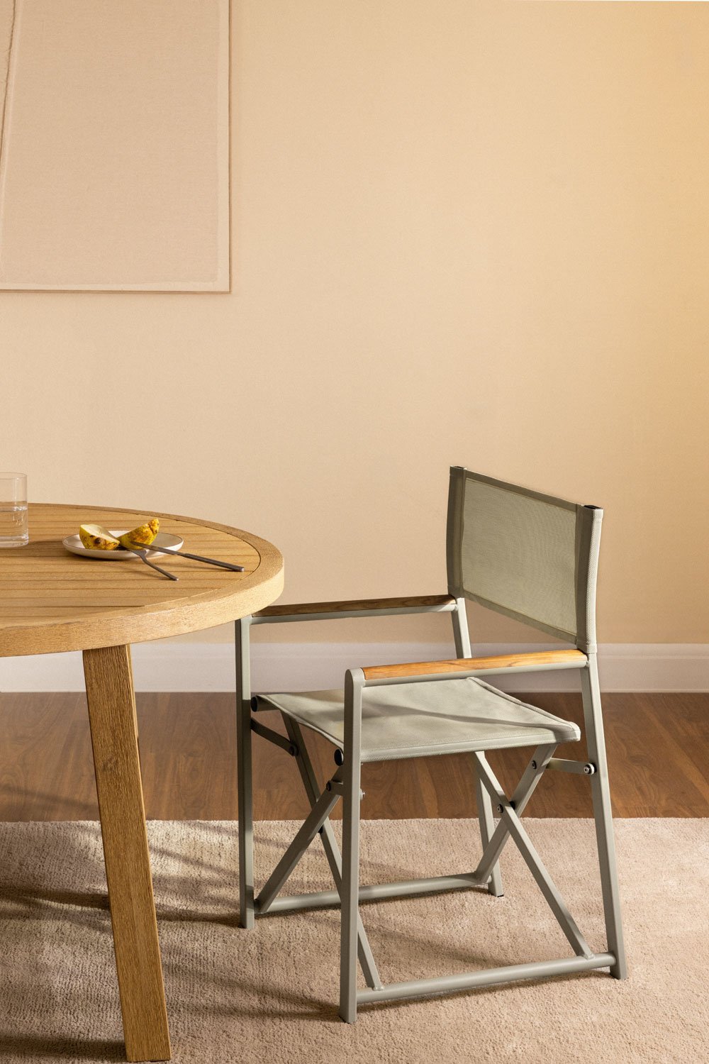 Lot de 4 chaises de réalisateur pliantes Jordana, image de la galerie 8