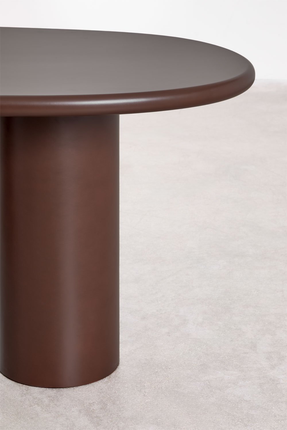 Table à manger ovale en MDF (220x115 cm) Billie, image de la galerie 5