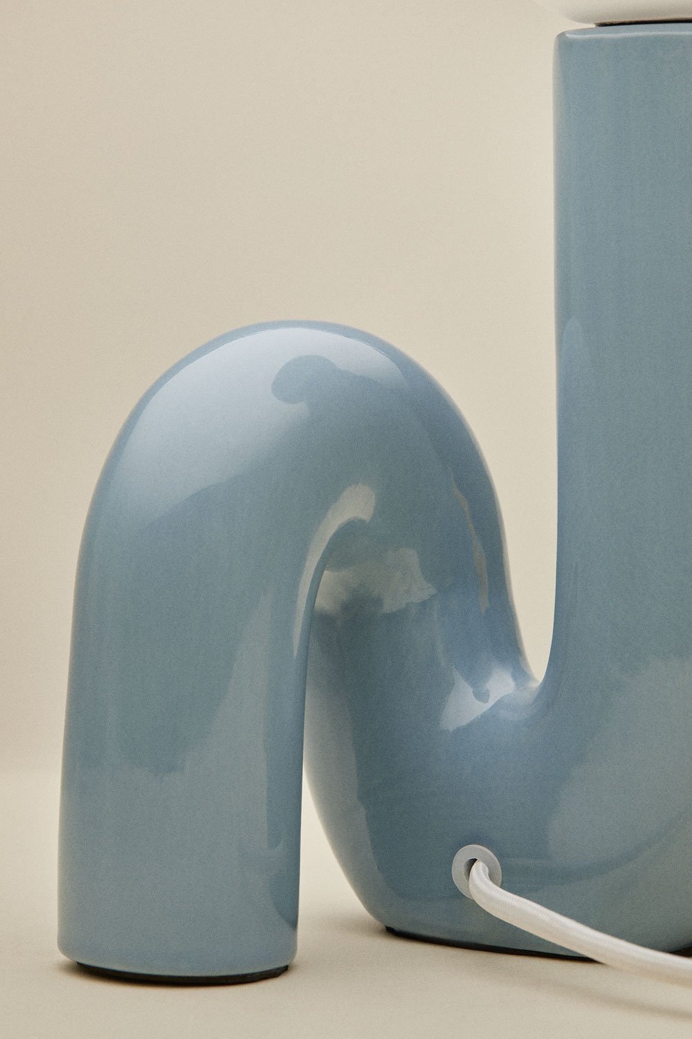 Lampe de table en céramique avec boule en verre Vireto, image de la galerie 8