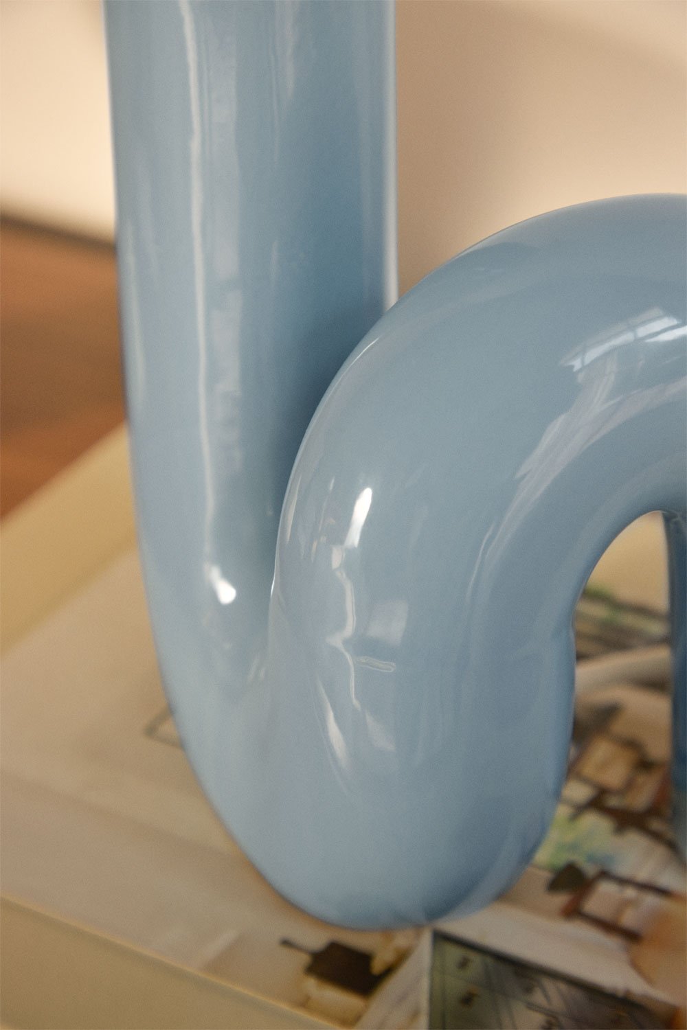 Lampe de table en céramique avec boule en verre Vireto, image de la galerie 2