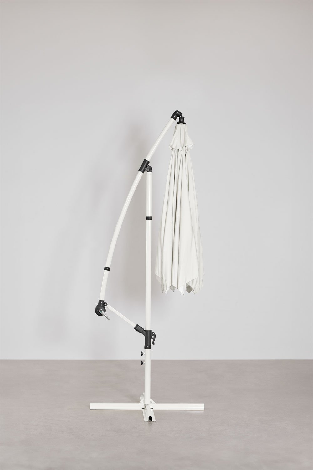 Parasol Gerran Ø295 cm en tissu et acier, image de la galerie 3