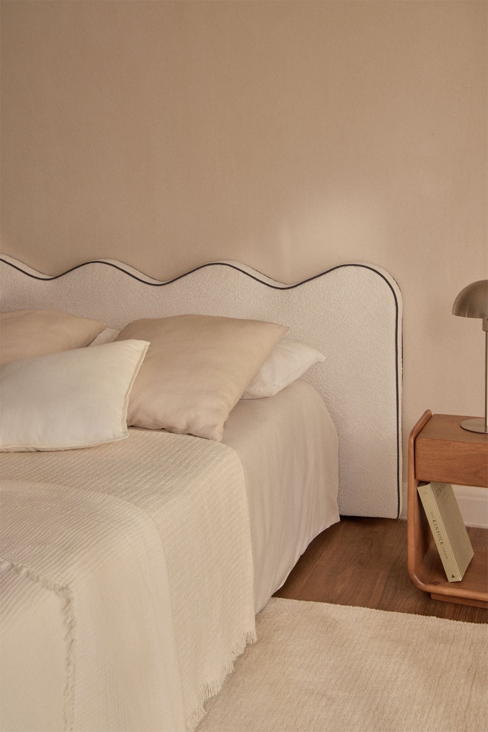 Tête de lit en chenille Elenor 180 cm, image de la galerie 1