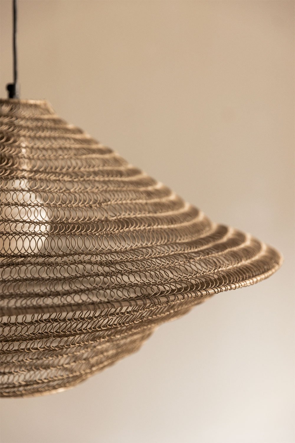 Plafonnier en fer Zulma Ø65 cm, image de la galerie 2