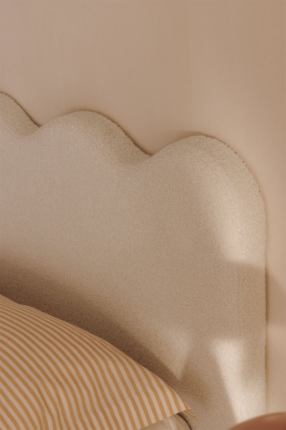 Tête de lit en peau de mouton Fausto 110 cm, image de la galerie 3