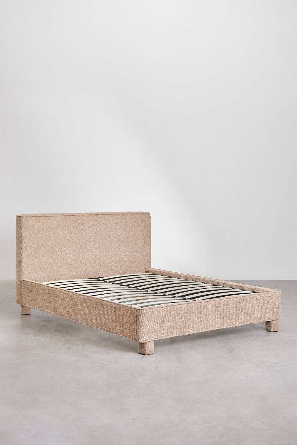 Lit en tissu chenille épais Jokin, image de la galerie 3