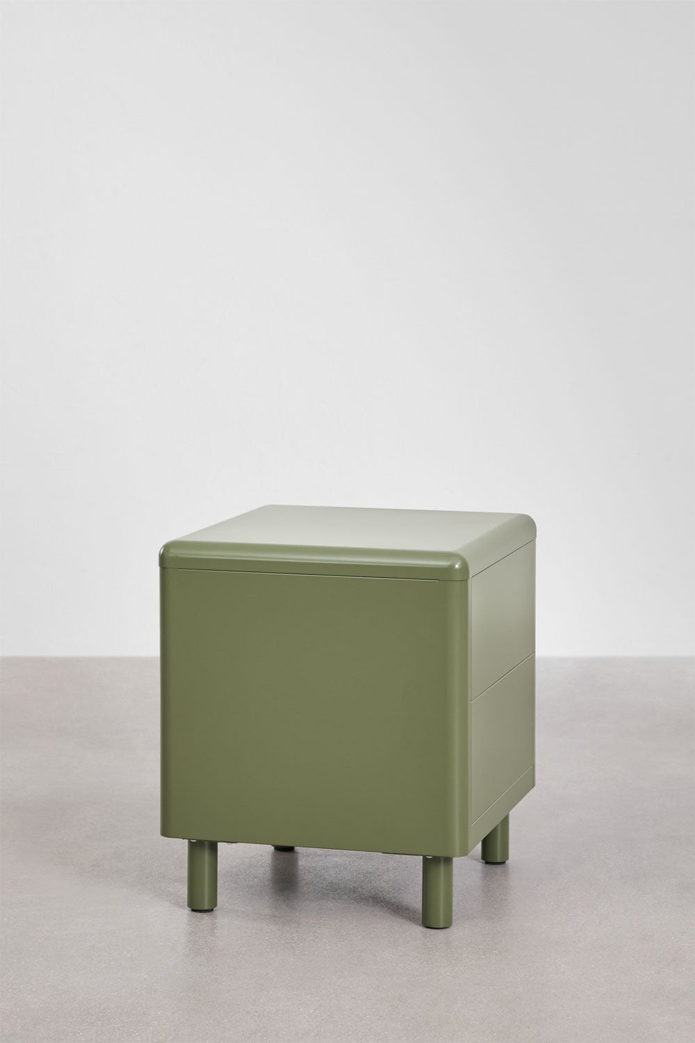 Pack de 2 tables de chevet rectangulaires 45x40 cm en acier Michigan, image de la galerie 4