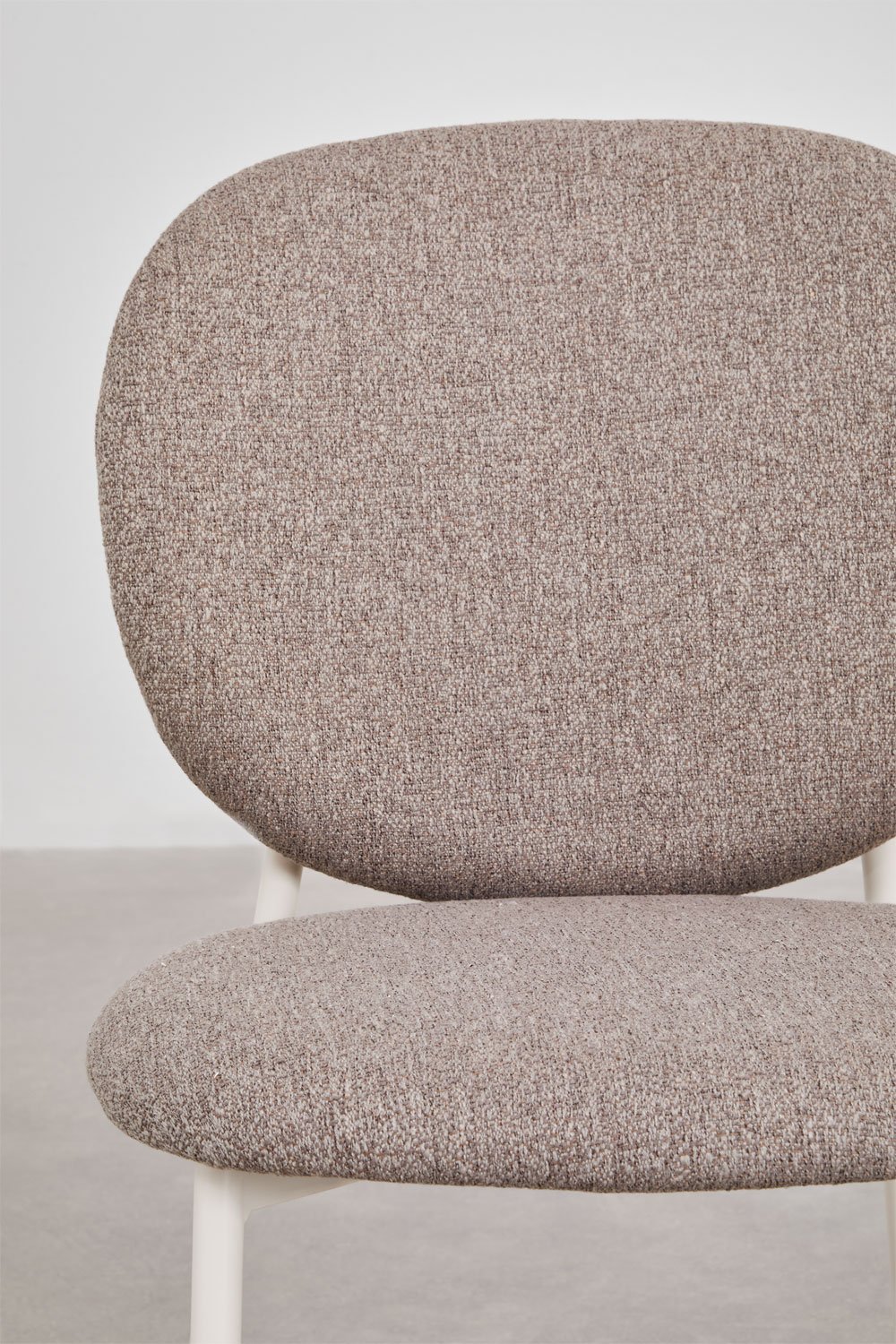 Chaise de salle à manger empilable rembourrée Gloriel, image de la galerie 6