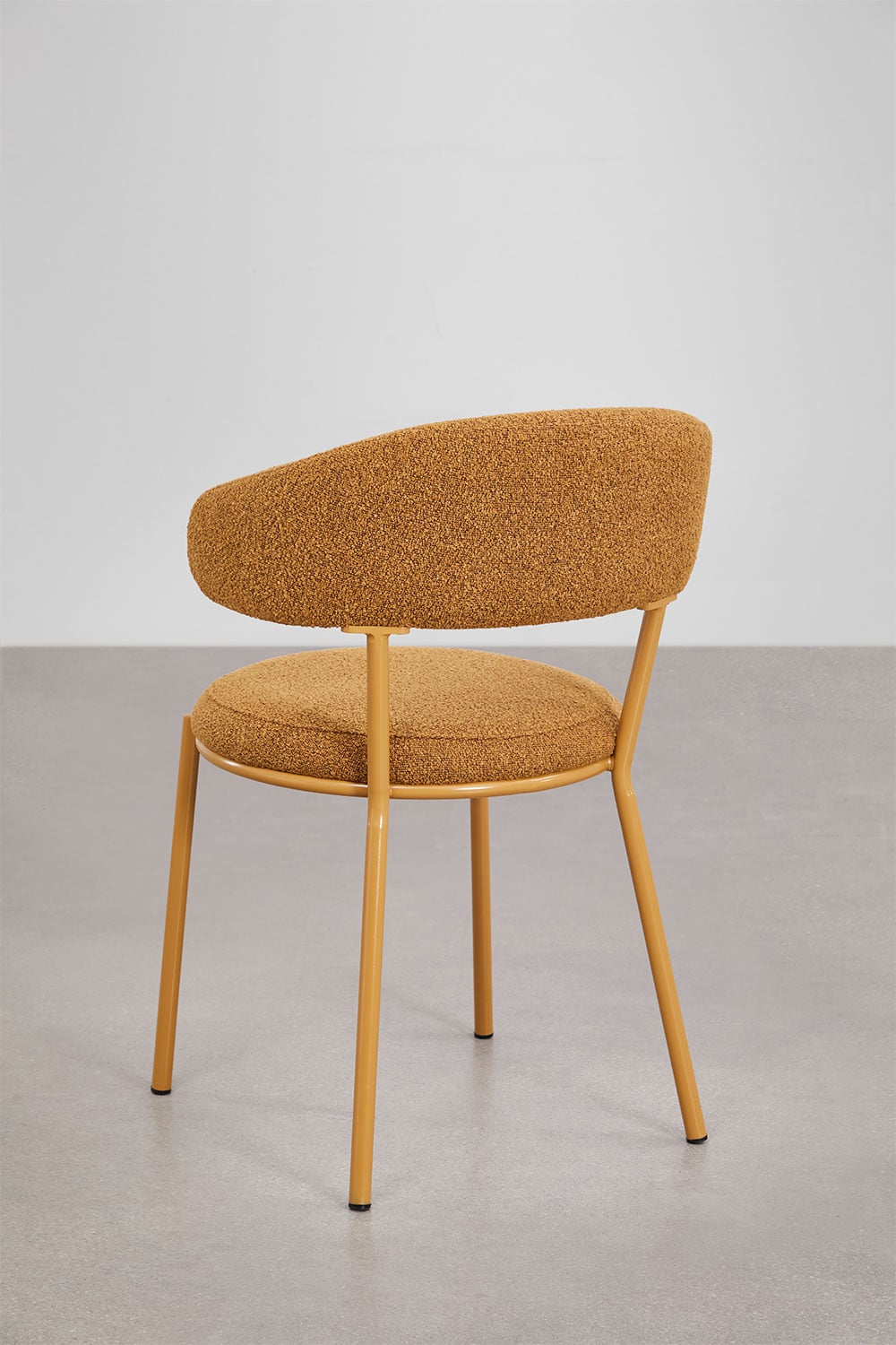 Lot de 2 chaises de salle à manger en tissu bouclé Verilo, image de la galerie 5