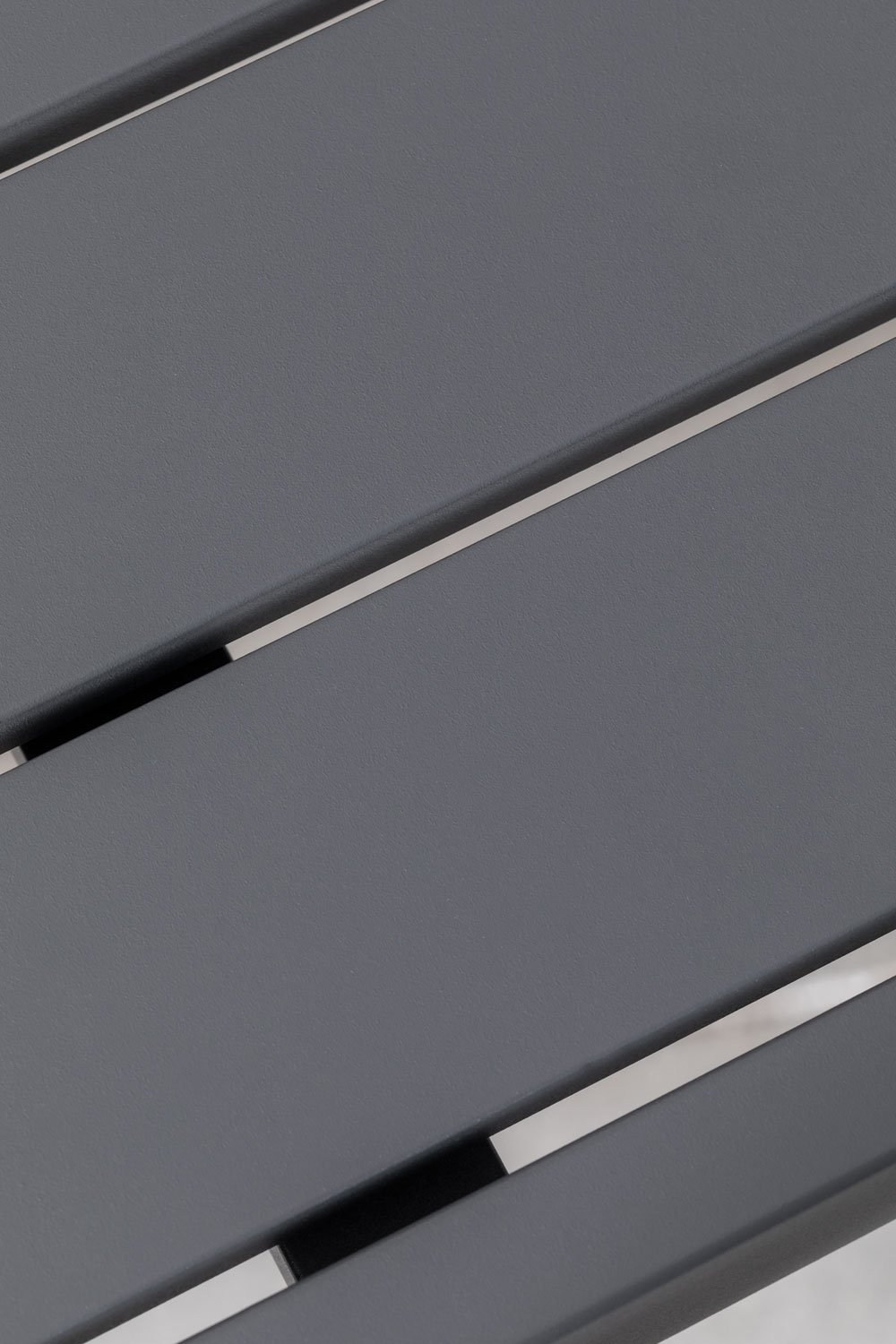 Table à manger rectangulaire extensible en aluminium Karena, image de la galerie 7