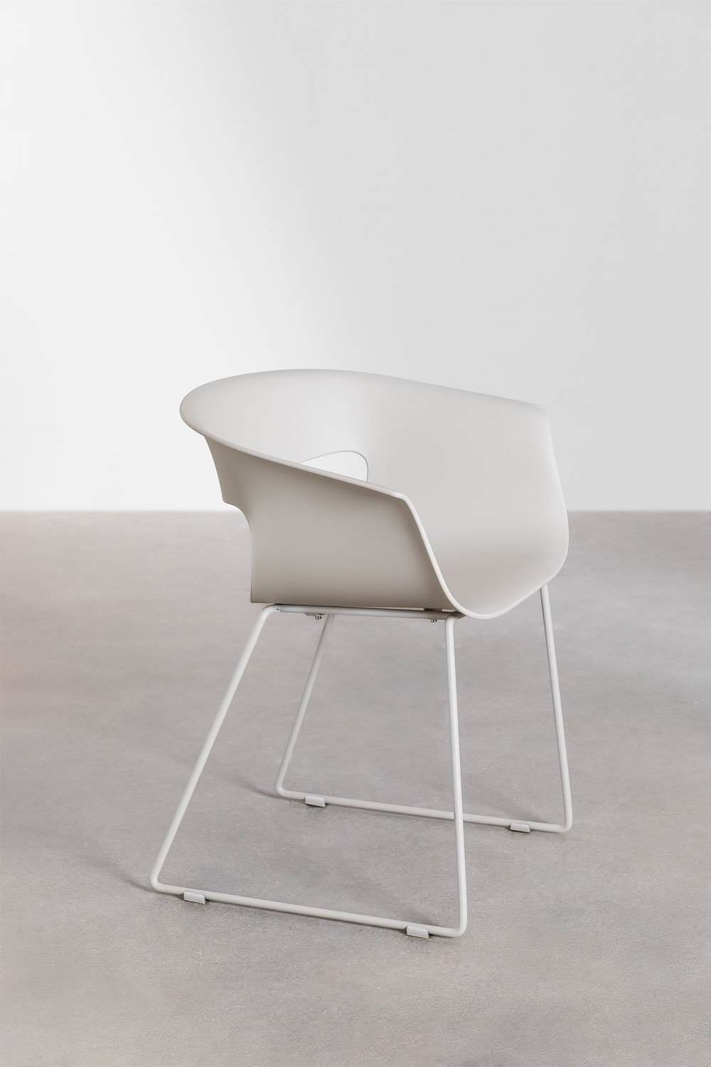 Chaise de jardin en fer et polypropylène Alanys, image de la galerie 4