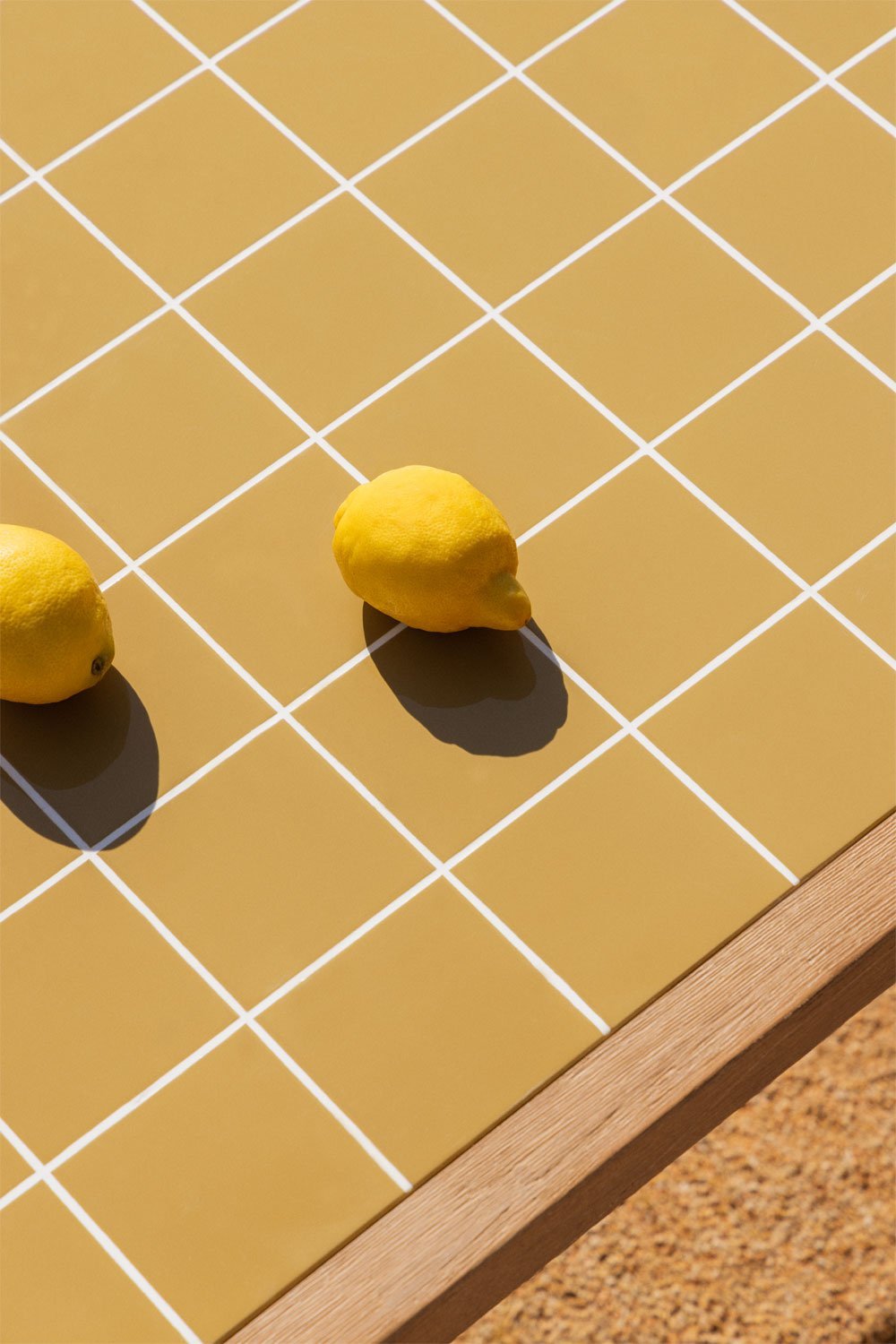 Table de jardin rectangulaire en bois d'acacia Dubai, image de la galerie 2