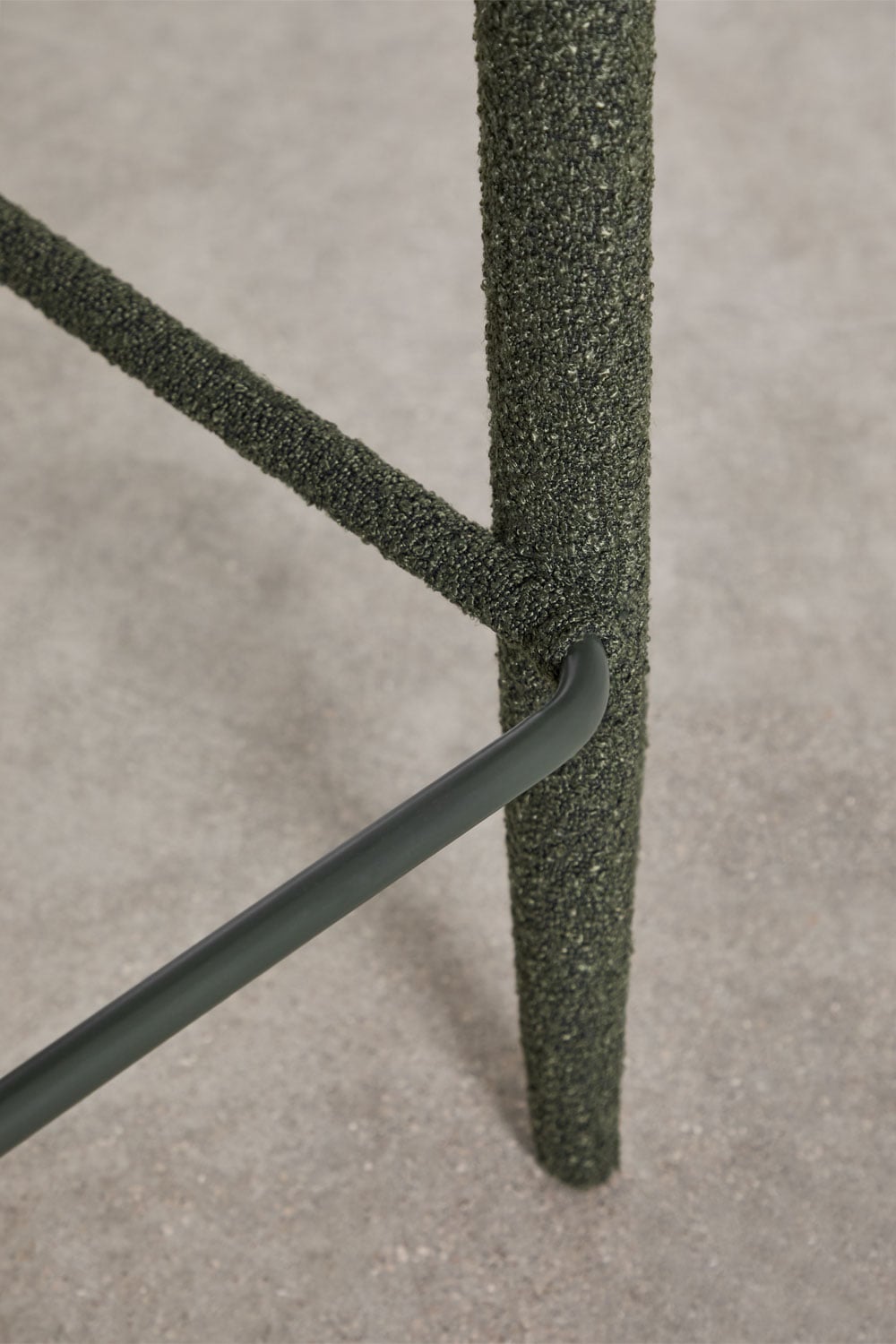 Pack de 4 tabourets hauts 75 cm tapissés Arazeina, image de la galerie 5