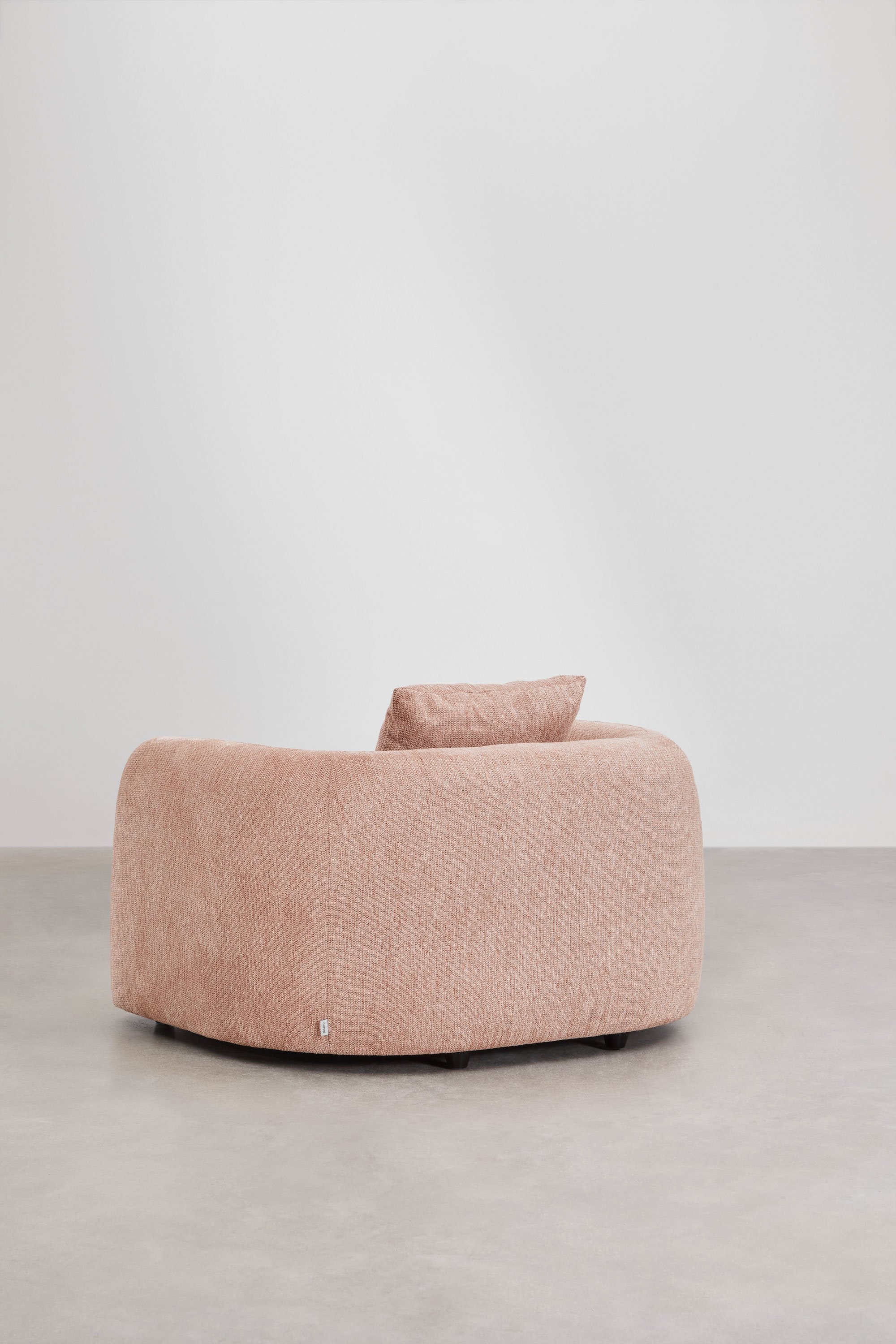 Ensemble de salon avec canapé modulable 3 places, canapé 2 places et fauteuil en chenille Coco, image de la galerie 11