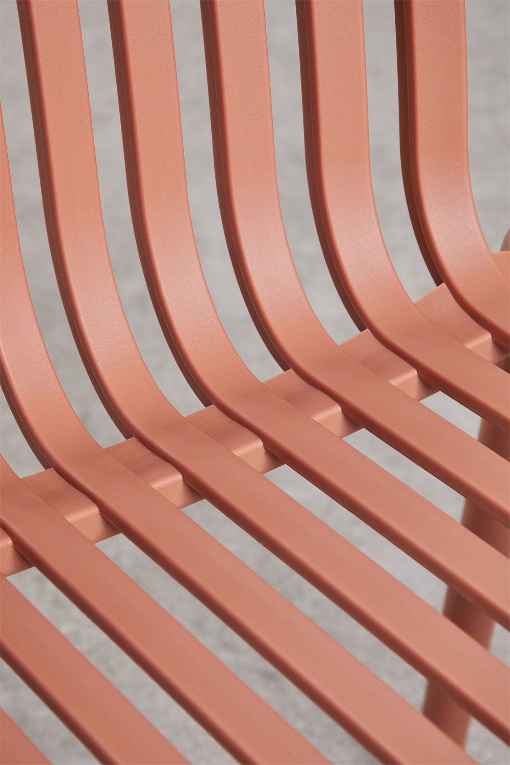 Pack de 4 chaises de jardin avec accoudoirs en polypropylène Wendell, image de la galerie 8