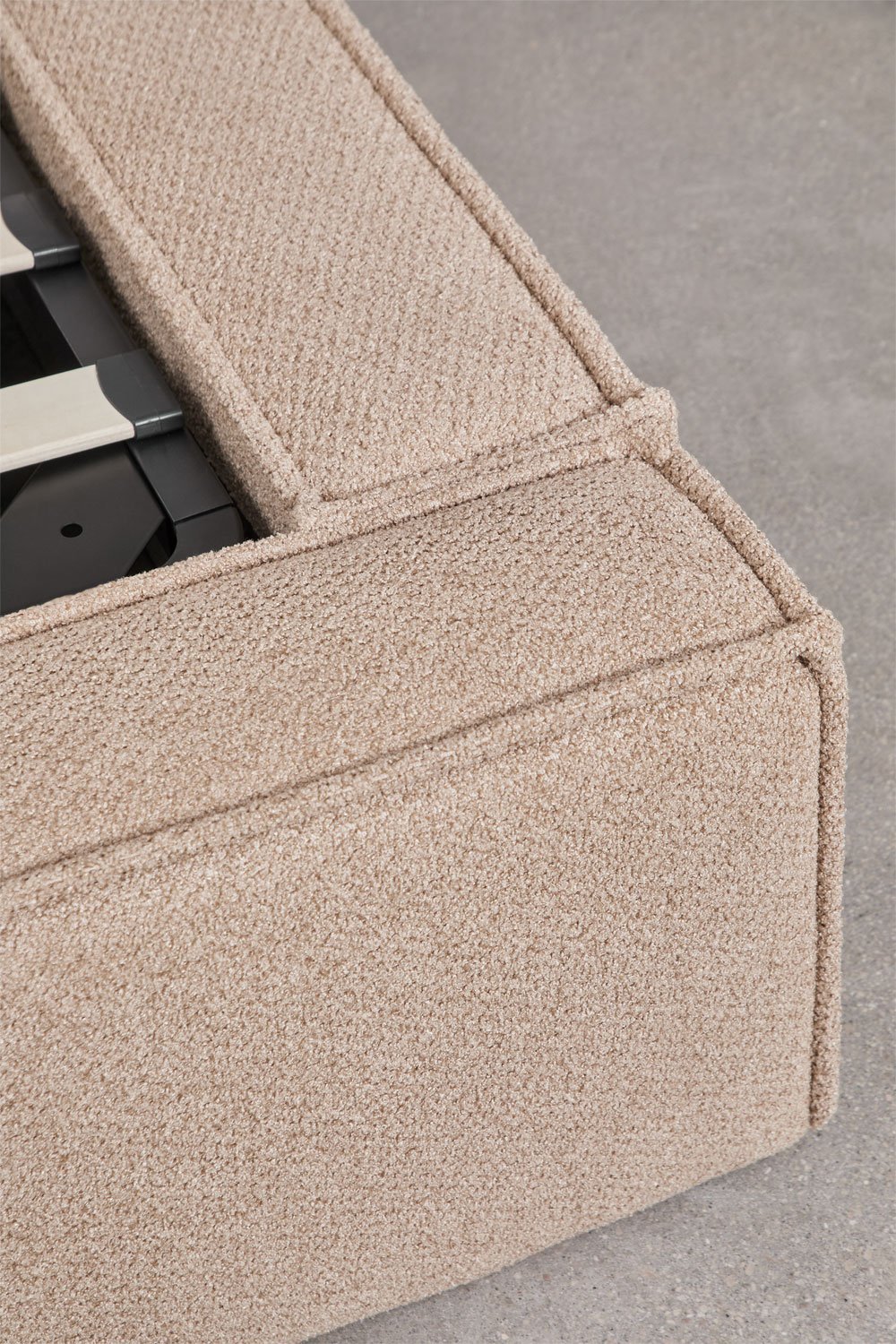 Lit avec sommier coffre tapissé Lunari, image de la galerie 8