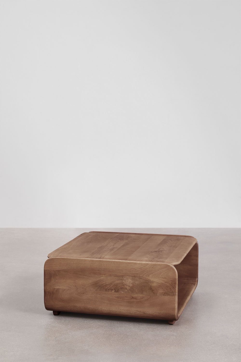 Table basse carrée 75x75 cm en bois Tinsley, image de la galerie 2