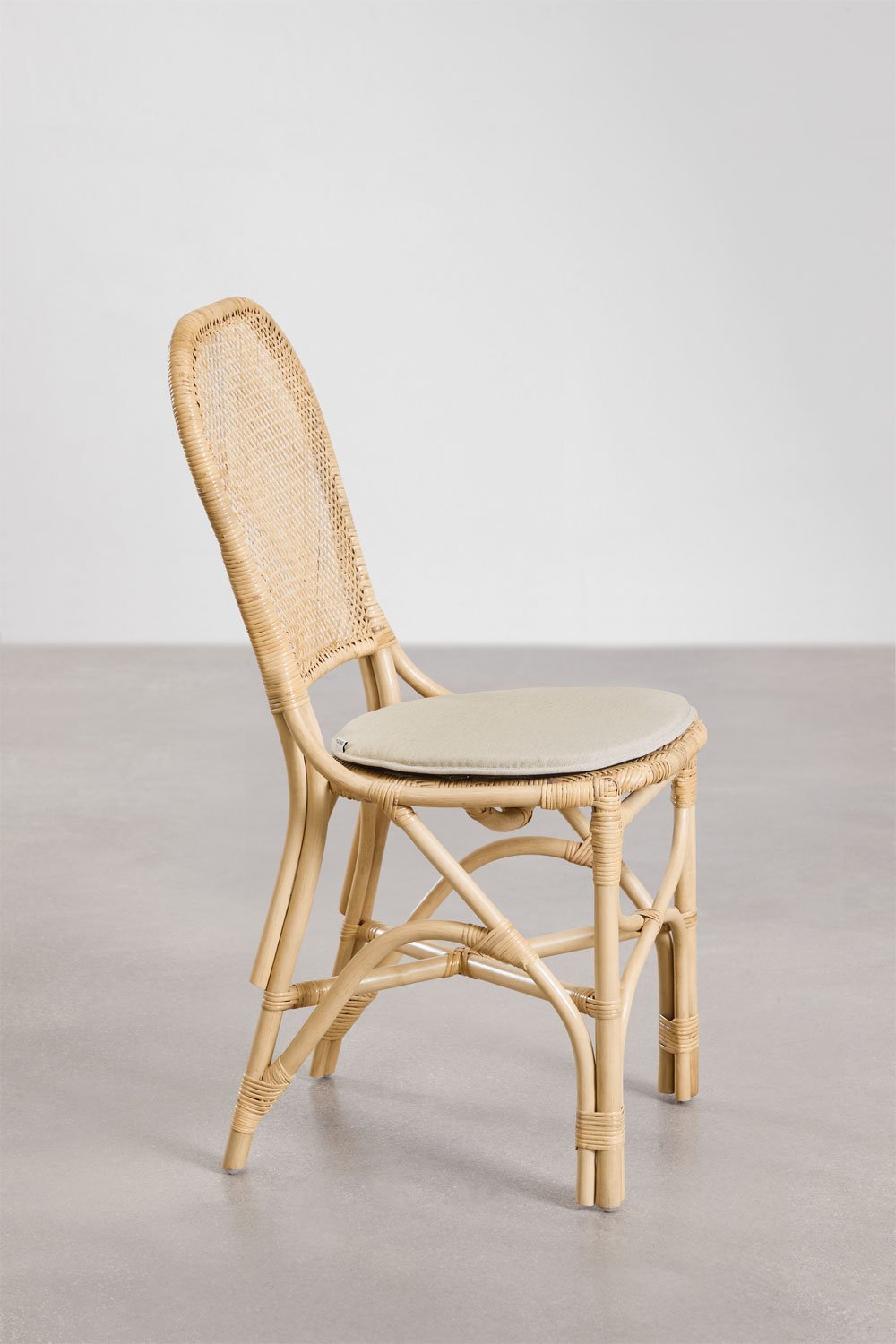 Lot de 2 chaises de jardin en rotin Zariel, image de la galerie 2
