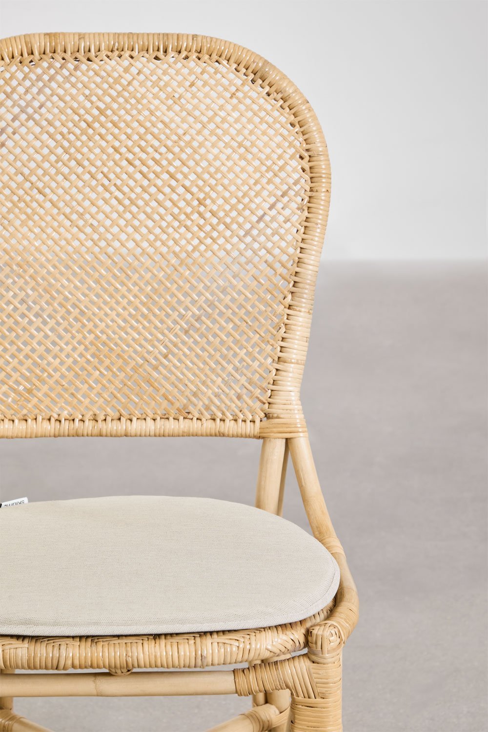 Chaise de salle à manger en rotin Zariel, image de la galerie 4