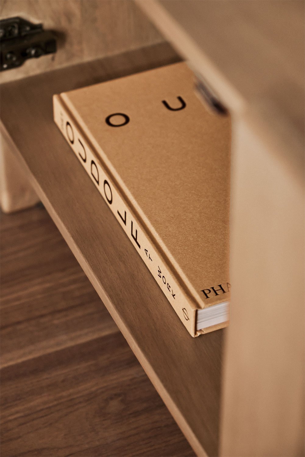 Meuble TV 220x40 cm en bois de manguier Agathe, image de la galerie 3