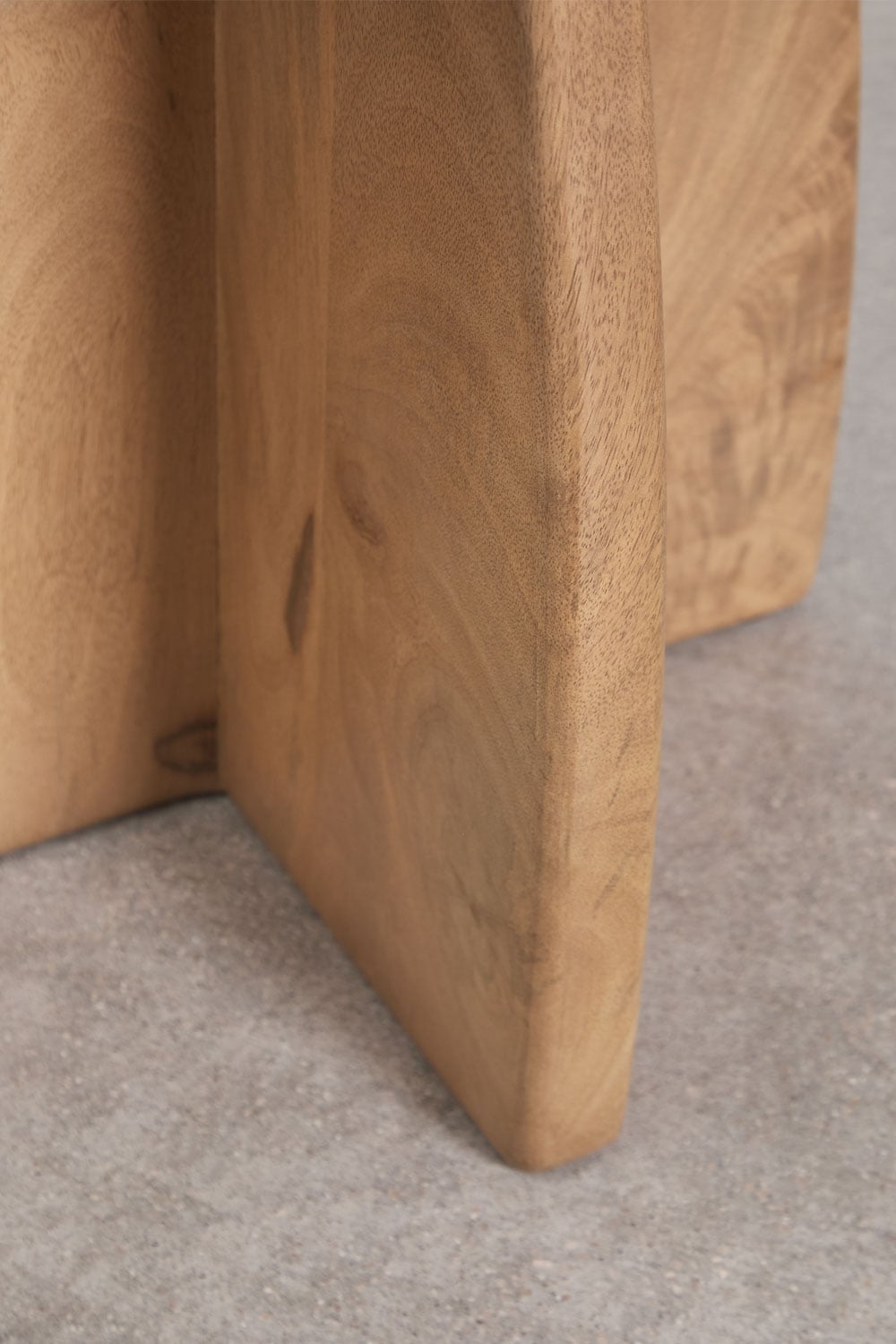 Table de chevet carrée 45x45 cm en bois de manguier Agathe, image de la galerie 5