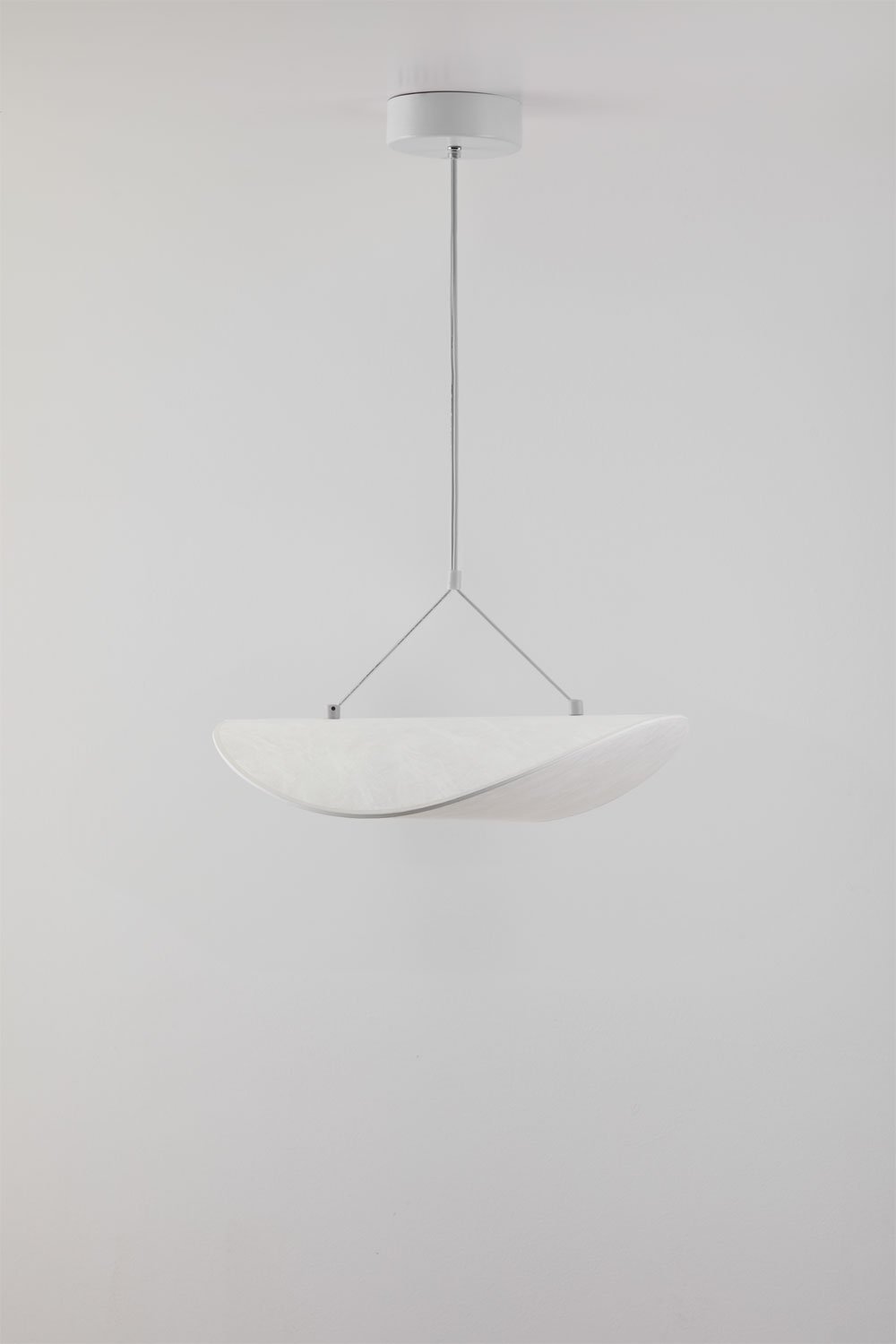 Lampe suspendue LED en tissu Zelvon, image de la galerie 3