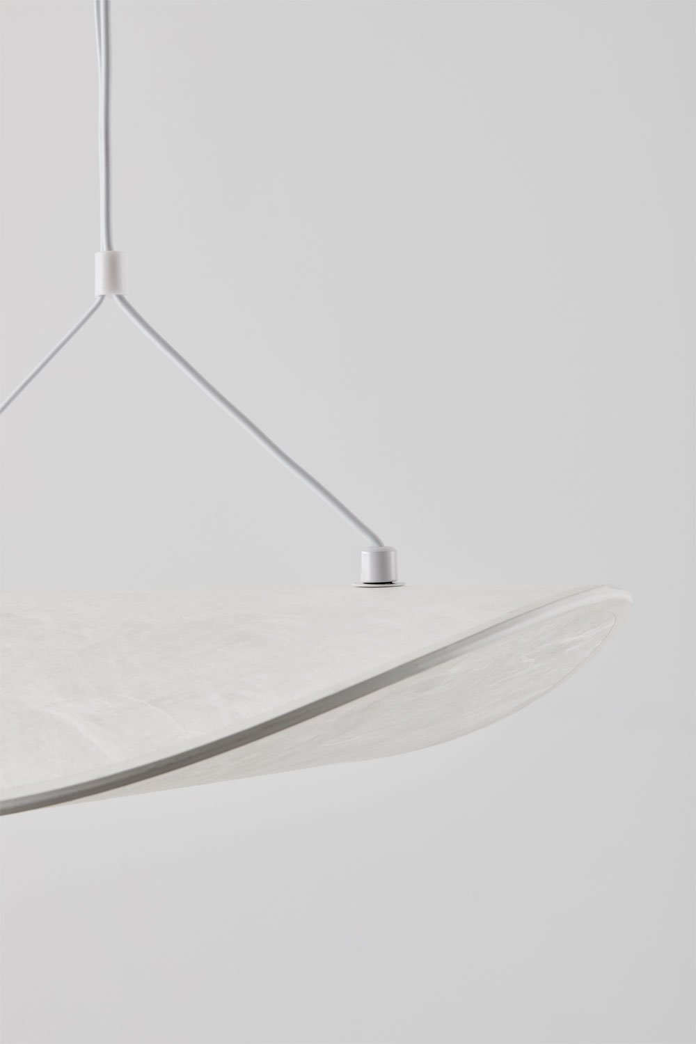 Lampe suspendue LED en tissu Zelvon, image de la galerie 5