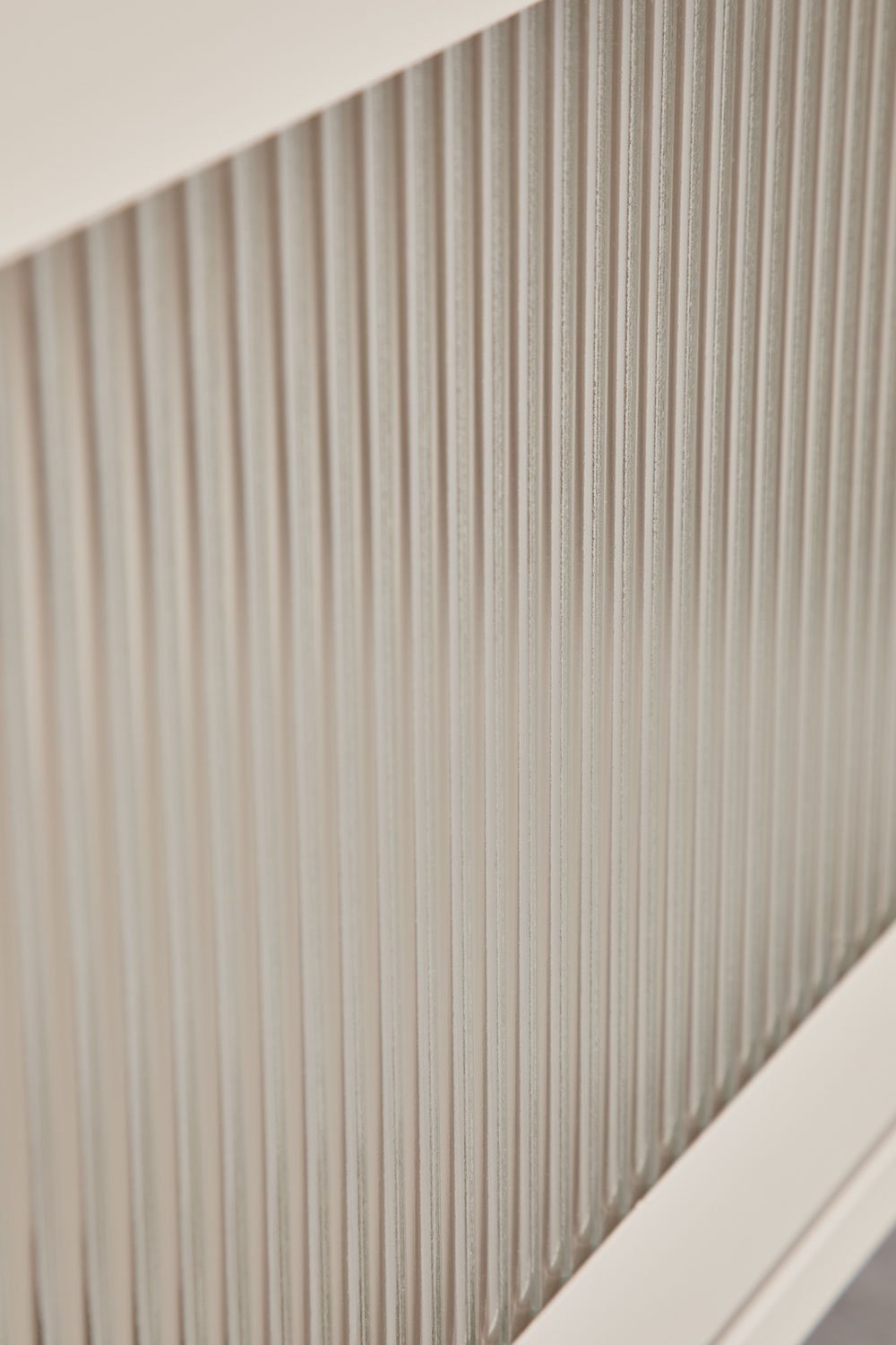 Meuble TV 180x40 cm en acier et verre Paoline, image de la galerie 8