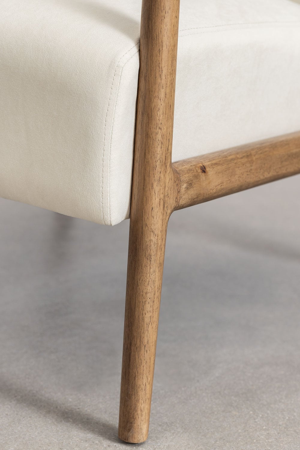 Lot de 2 fauteuils en bois d'hévéa Maylene, image de la galerie 6