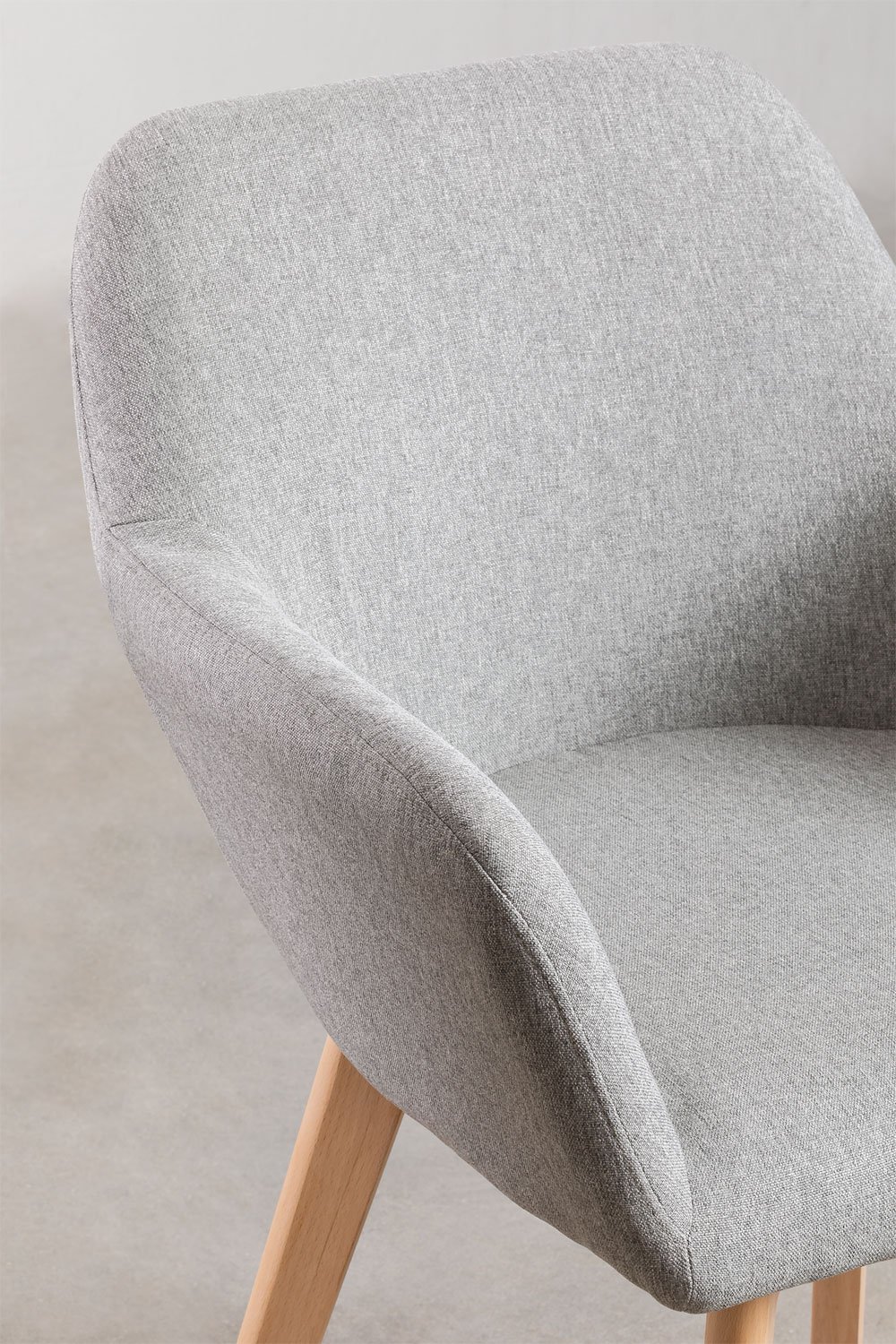 Chaise de salle à manger Ervi avec accoudoirs, image de la galerie 6