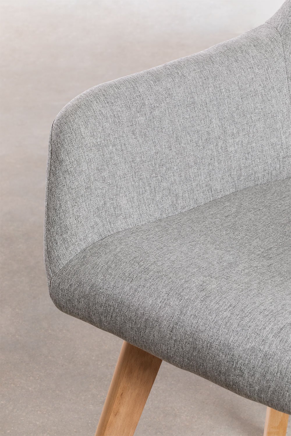 Chaise de salle à manger Ervi avec accoudoirs, image de la galerie 7