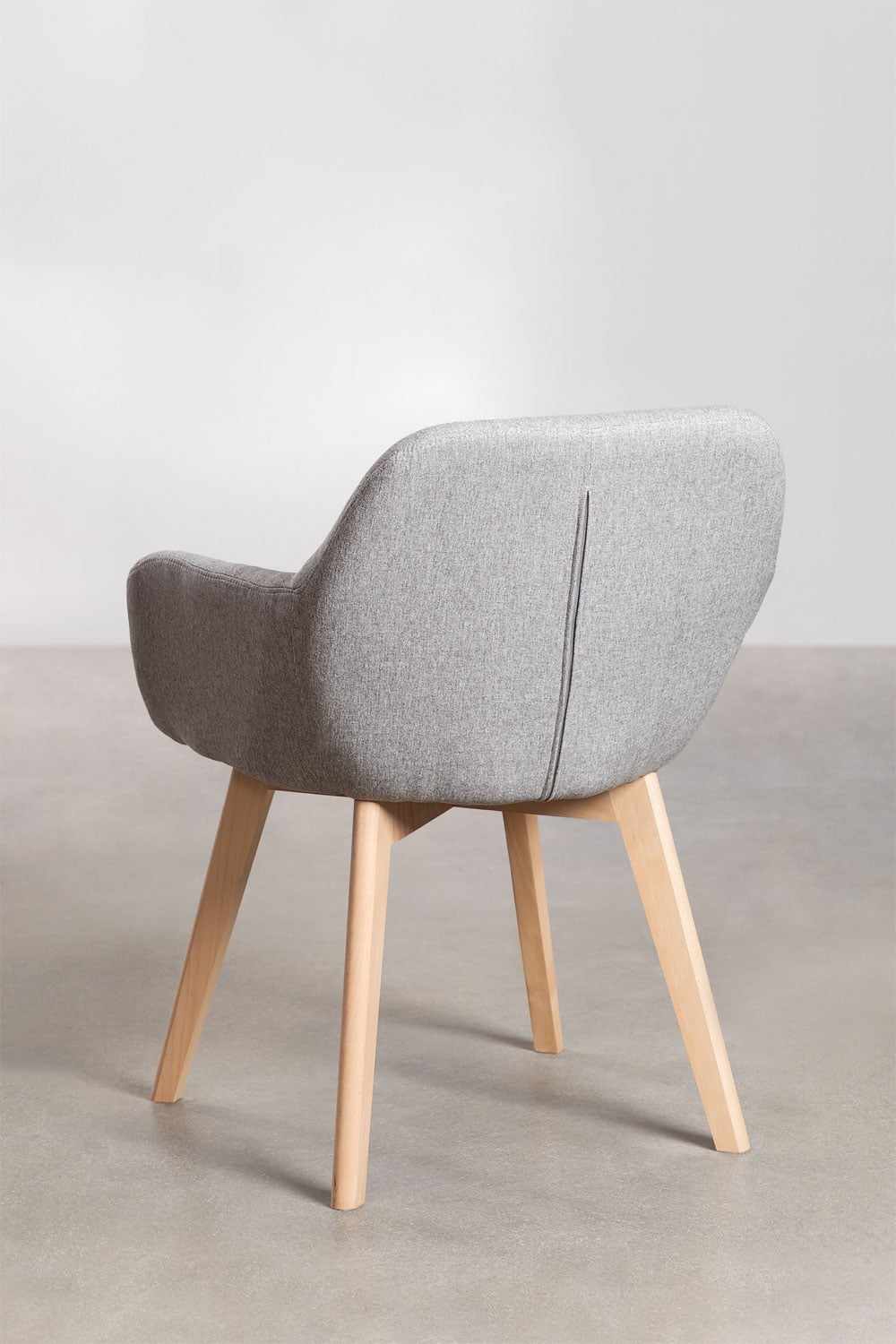 Lot de 2 chaises de salle à manger Ervi avec accoudoirs, image de la galerie 5