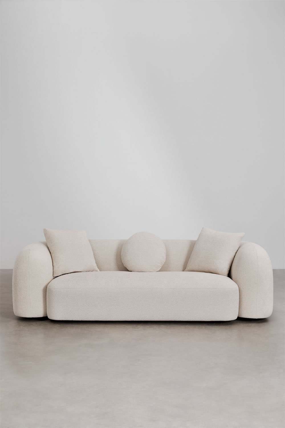 Ensemble de salon avec canapé modulaire 3 places et canapé 2 places en chenille Coco, image de la galerie 3