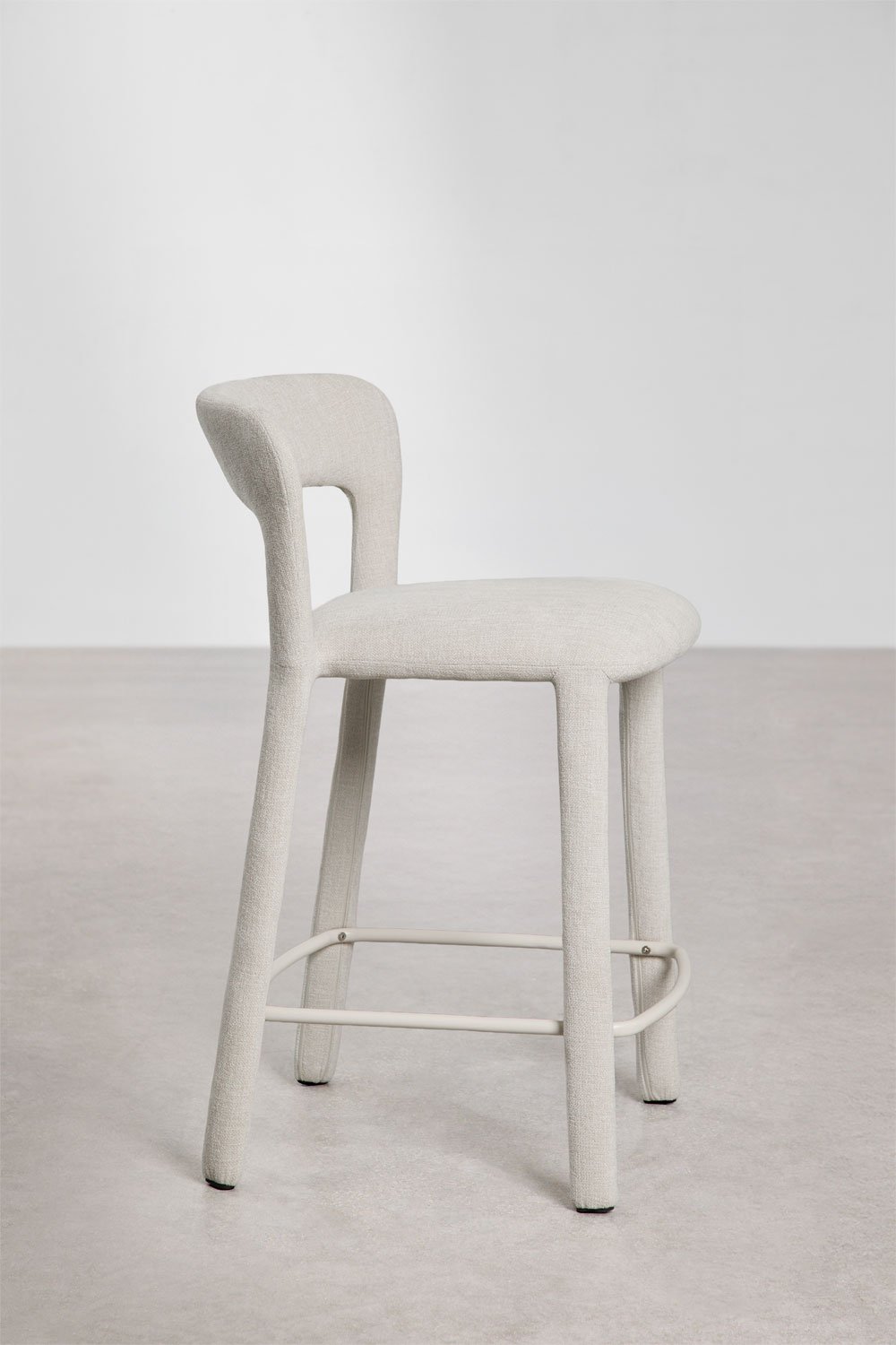 Tabouret haut avec dossier rembourré Brusel, image de la galerie 4