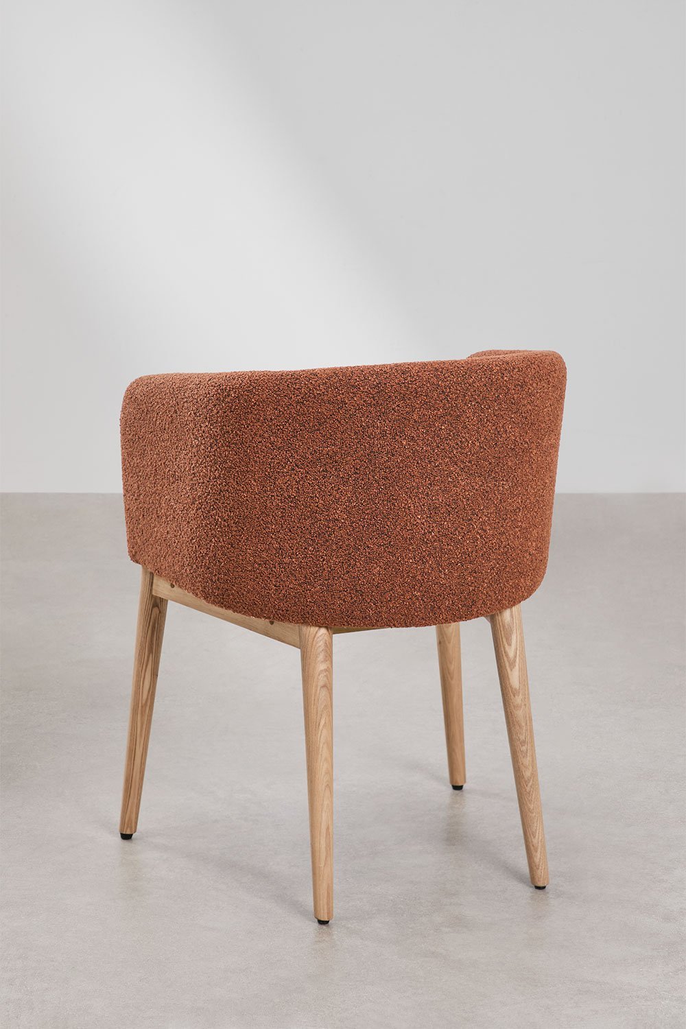 Chaise de salle à manger rembourrée Bunia avec accoudoirs, image de la galerie 5