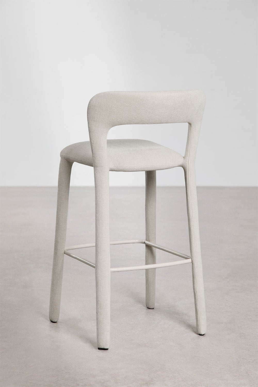 Lot de 2 tabourets hauts avec dossier rembourré Brusel, image de la galerie 5