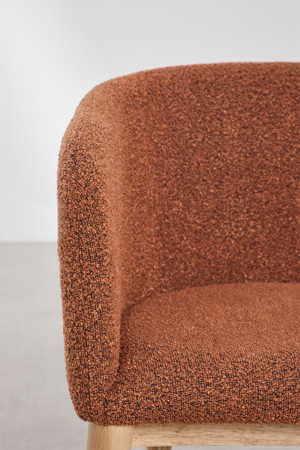 Pack de 2 chaises de salle à manger rembourrées avec accoudoirs Bunia, image de la galerie 6