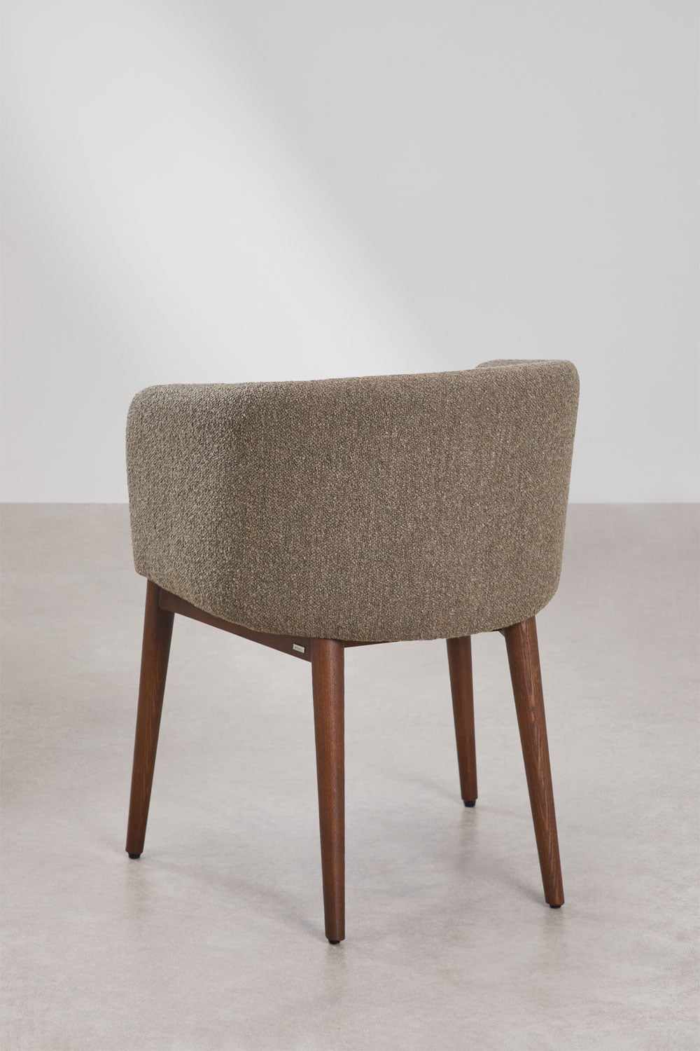 Pack de 4 chaises de salle à manger rembourrées Bunia avec accoudoirs, image de la galerie 5