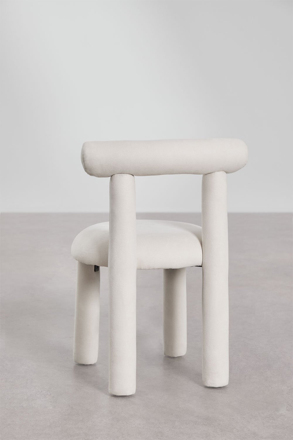 Chaise de salle à manger en tissu bouclé Gia, image de la galerie 4