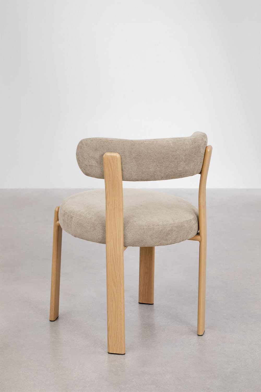 Pack de 2 chaises de salle à manger rembourrées et en fer Jolie, image de la galerie 5