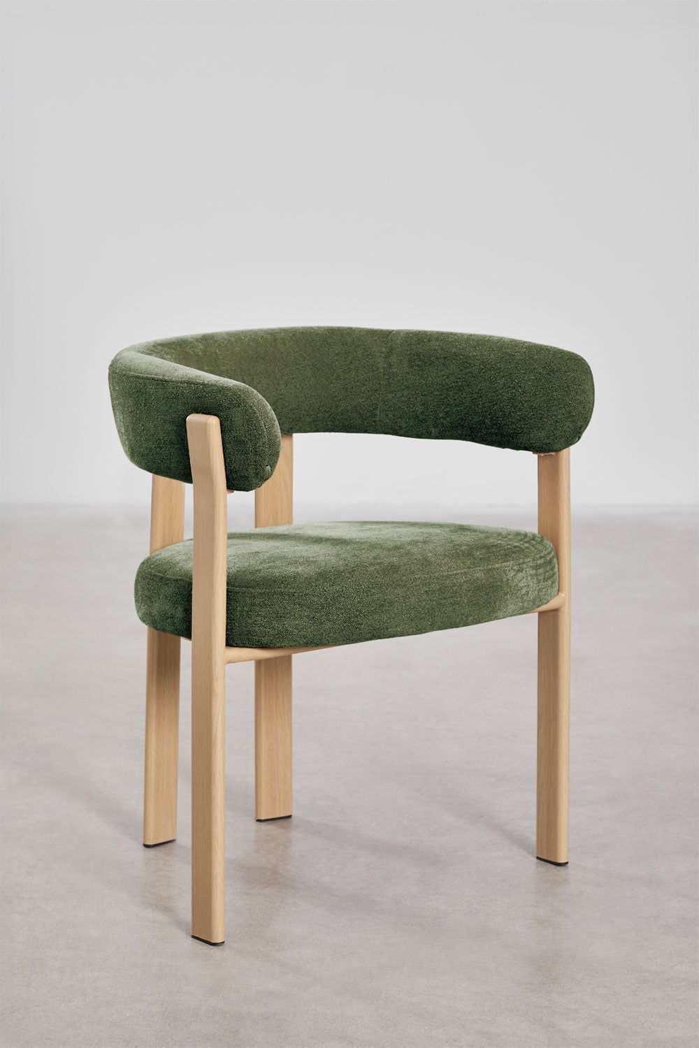 Pack de 2 chaises de salle à manger avec accoudoirs, rembourrées et en fer Jolie, image de la galerie 4