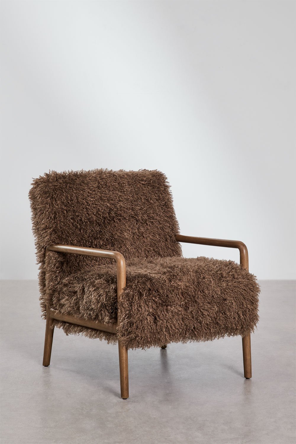 Lot de 2 fauteuils en bois d'hévéa Maylene, image de la galerie 3