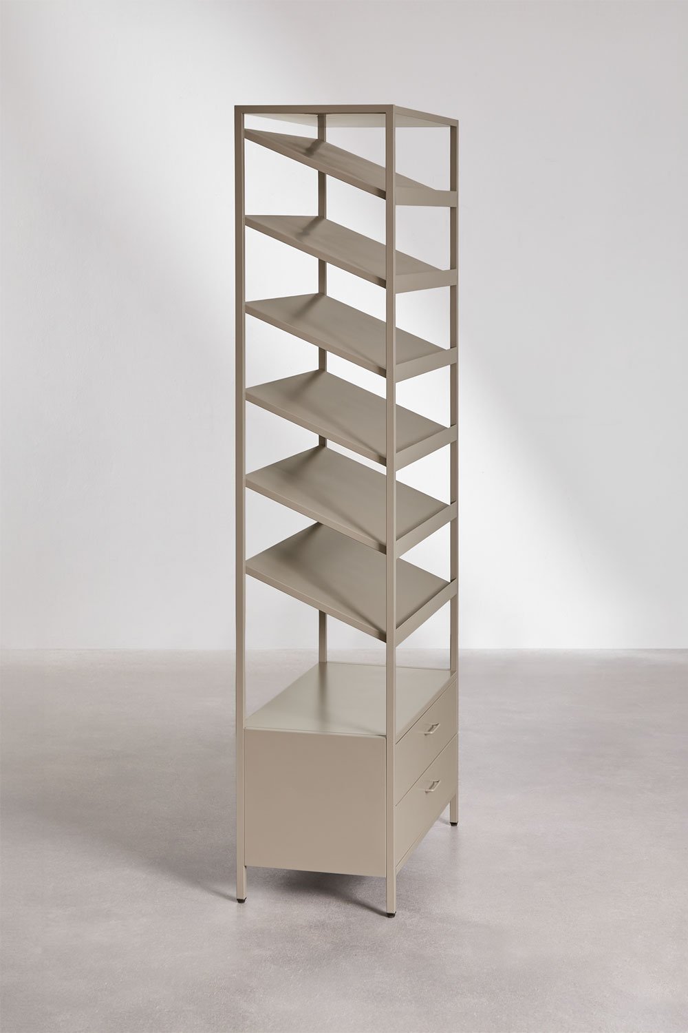 Étagère à chaussures en acier Janine avec tiroirs, image de la galerie 4