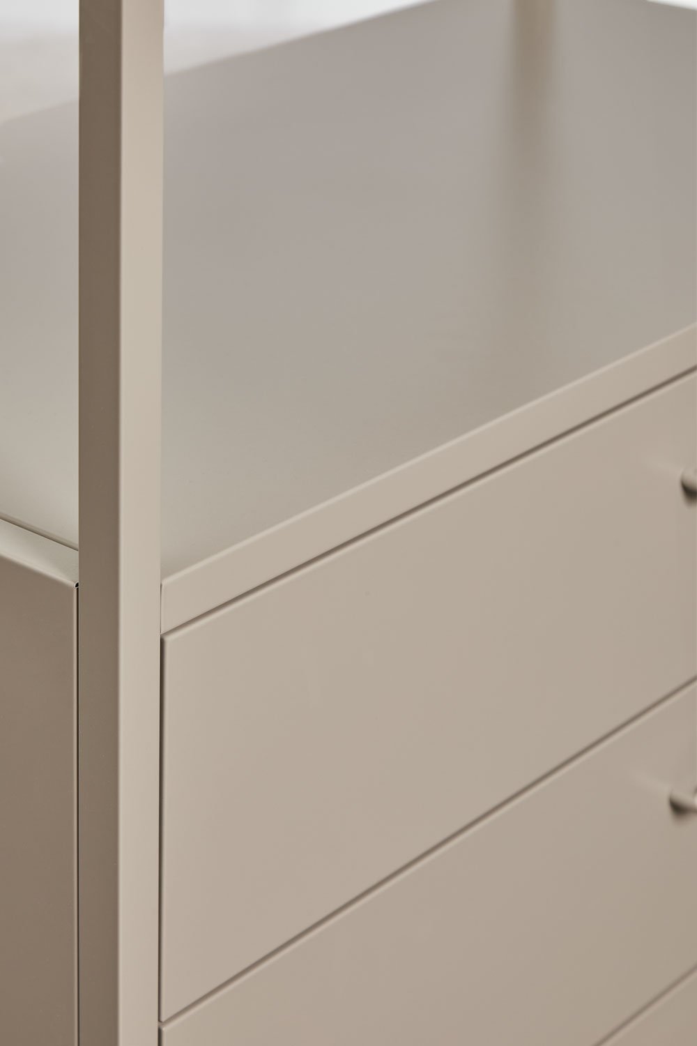 Set de bureau avec tiroirs, caisson et étagère en acier Janine, image de la galerie 8