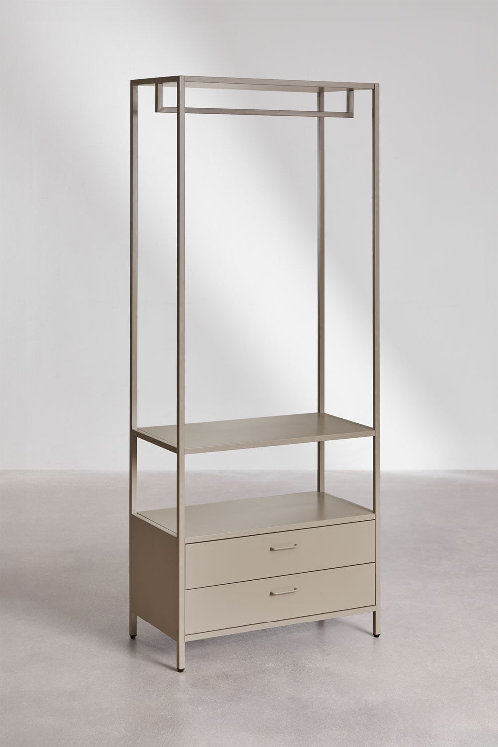 Armoire modulaire ouverte 3 pièces Janine avec étagères en acier, image de la galerie 6