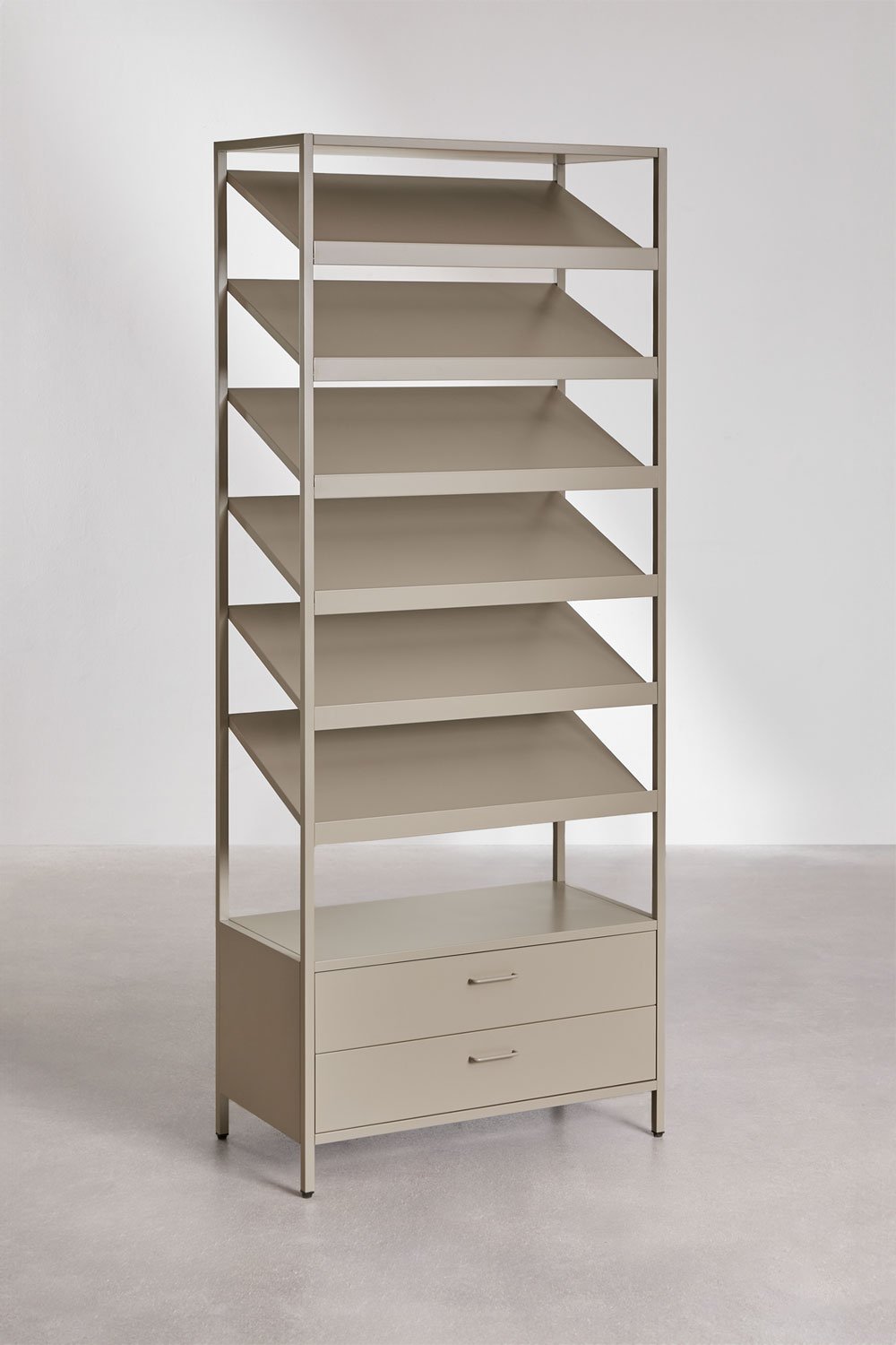 Armoire modulaire ouverte Janine 4 pièces avec étagères en acier, image de la galerie 10